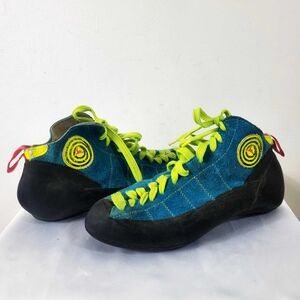 Vintage Boreal Blue High Top Rock Climbing Shoes Women's size 7